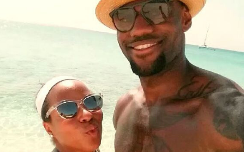 lebron james and wife