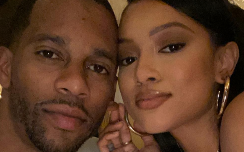 karrueche & victor cruz