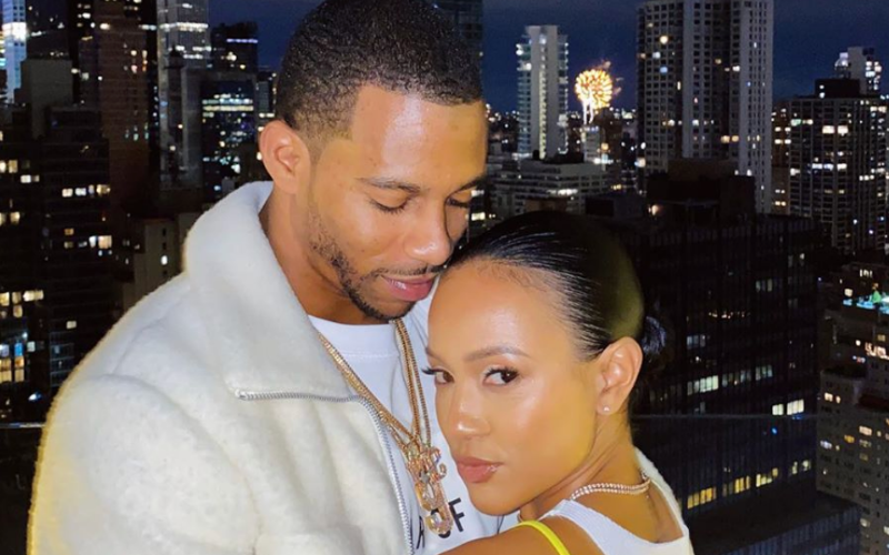 victor cruz and karrueche new years