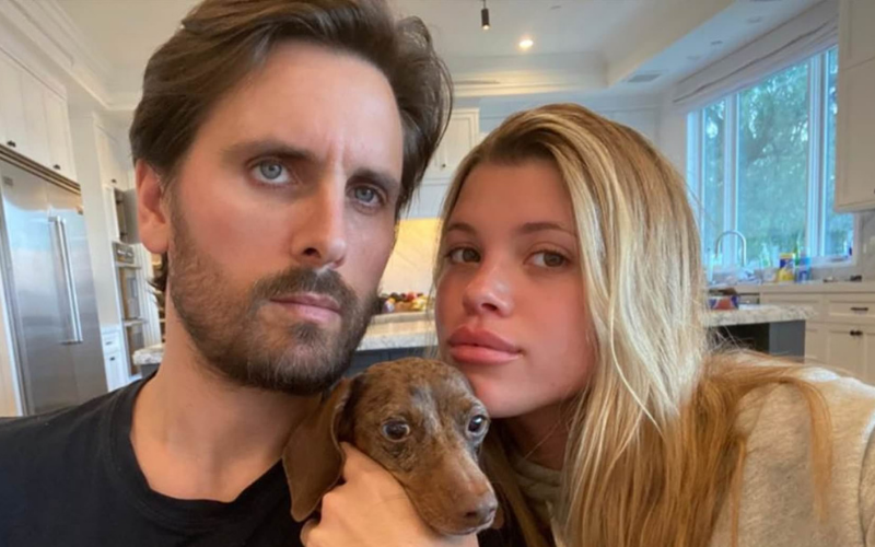 scott disick and sofia richie selfie