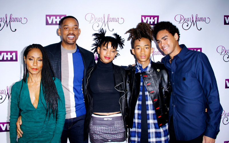 jada pinkett will smith willow smith jaden smith trey smith