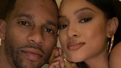 karrueche & victor cruz